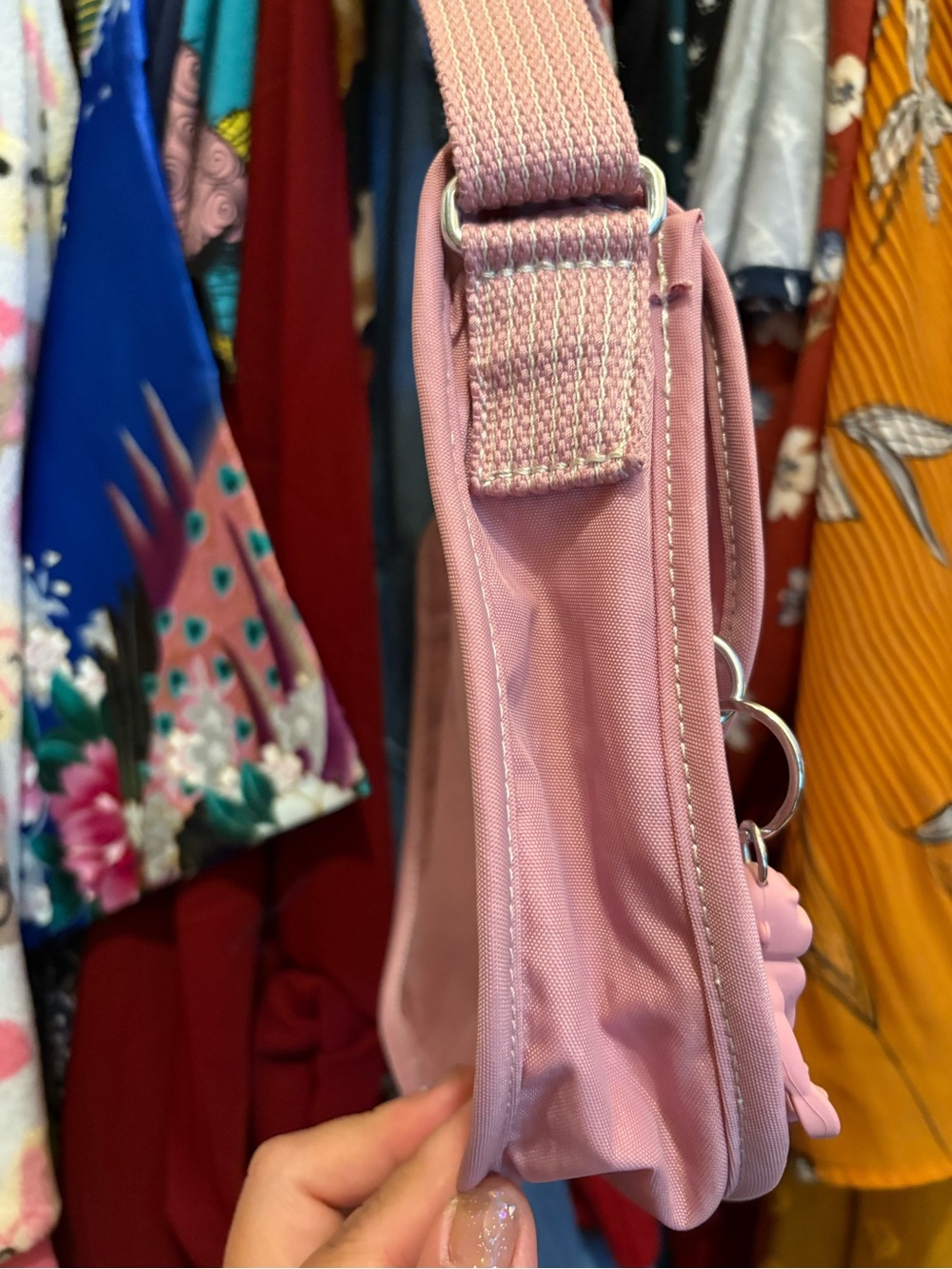 Kipling | Small Finlay Crossbody Bag | Pink - Picture 5 of 16